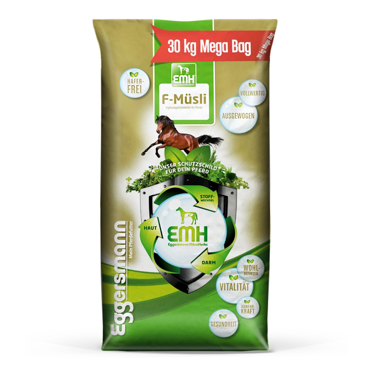 EMH F-Müsli::Ergänzungsfuttermittel für Pferde und Ponys